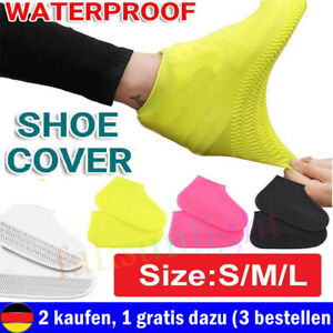 1-Paar Silikon Überschuhe Wasserdichte Schuh Überzieher Rutschfeste.Regen-Schuhe
