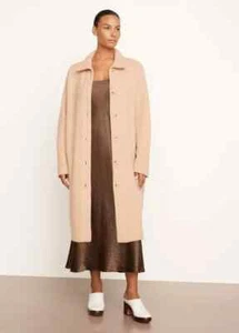VINCE Collar Cardigan Coat WOMENS SIZE 1X LIGHT BRITTLE **FLAWED - Picture 1 of 6