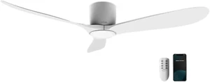 Ventilatore Da Soffitto Con Telecomando E Wifi Energysilence Aero 5400 Aqua Conn - Foto 1 di 12