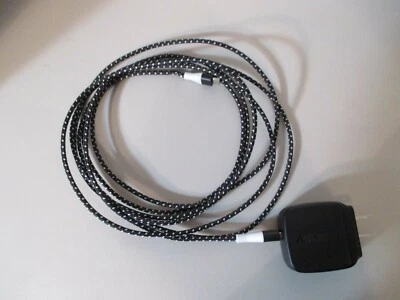 Asus AC Adapter with 10 foot designer charger cord fits samsung galaxy J3 Aura  - Image 1 of 4