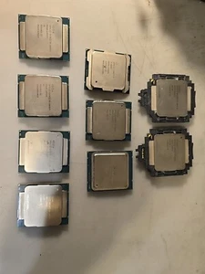 Lot 9. Intel Core i7-4,5,6 Generation + Xeon E5-V3 Diferent Models Tested - Picture 1 of 14