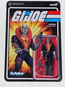 Super7 G.I. Joe Reaction Actionfigur Wave 1A DESTRO UNPUNCHED TAB NM/M - Bild 1 von 2