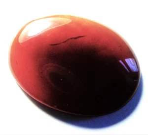 48,81 ct BELLA CORNIOLA CABOCHON 36 x 26 x 6 mm AFRICA # 24 - Foto 1 di 2