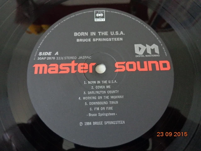 BRUCE SPRINGSTEEN "BORN IN THE USA" - LP  MASTER SOUND - 1984 - Photo 1/1
