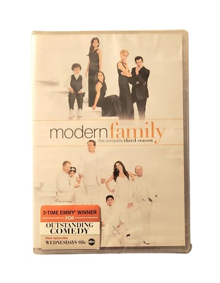 Modern Family The Complete Third Season DVD 3 Disc Set Widescreen Comedy New Foto 1 de 4