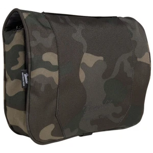 Brandit Toiletry Bag Large Pouch Organizer Foldable Pocket Camping Dark Camo - Picture 1 of 1