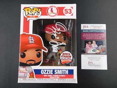 Ozzie Smith Signed Funko Pop 53 St Louis Cardinals MLB Busch Exclusive JSA COA - Image 1 of 4