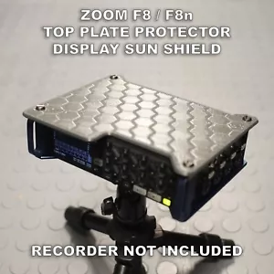 Protettore piastra solare personalizzato / piastra superiore per registratori di campo audio zoom F8 / F8n - Foto 1 di 6
