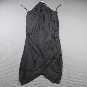 City Chic Womens Dress Large 20(AU) Black Slinky Wrap Off Shoulder Scoop Neck - Picture 1 of 11