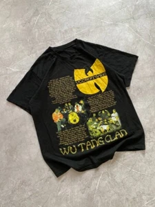 Camiseta De Colección Wu Tang Clan FOREVER Logo Grande Años 90 Negra Camiseta Rap Talla L - Imagen 1 de 9