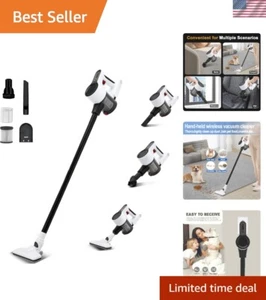 Cordless Stick Vacuum Cleaner, 6-in-1 Lightweight Stick Vacuum w/Powerful Bru... - Picture 1 of 9