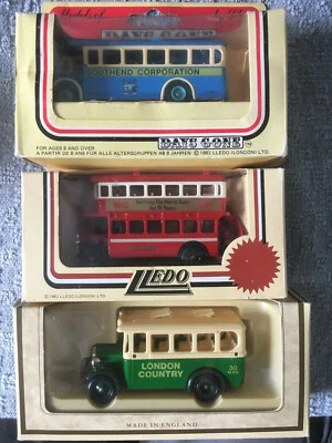 Lledo Days Gone 3 bus job lot ca. 1983-85: London Country, Southend, United - Image 1 of 4