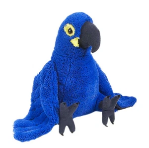 Parrot Hyacinth Macaw Blue soft plush toy 12"/30cm WILD REPUBLIC - NEW - Picture 1 of 3
