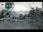 CHAMBERY (73) MILITAIRES CHASSEURS ALPINS en MONTAGNE en 1911