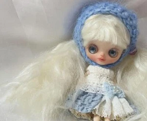 Custom Petite Blythe Doll Velvet Minuet Artist Handmade Mohair Hair Icham Eye - Picture 1 of 6