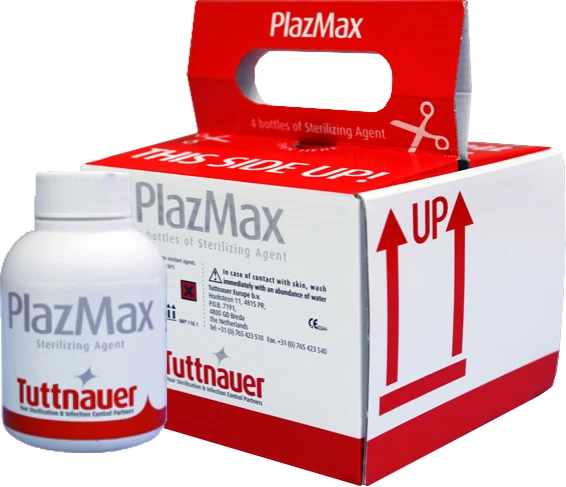 Agente esterilizante Tuttnauer H2O2 para peróxido de hidrógeno vaporizado estuche de 4 Foto 1 de 1