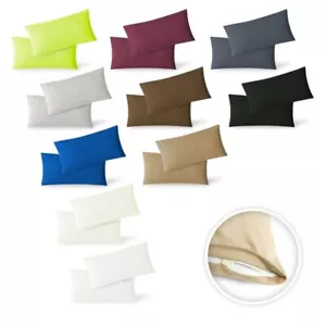 Federa Fodera Confezione Doppia con Cerniera 40x60 cm Jersey Fodera Cuscino - Foto 1 di 12