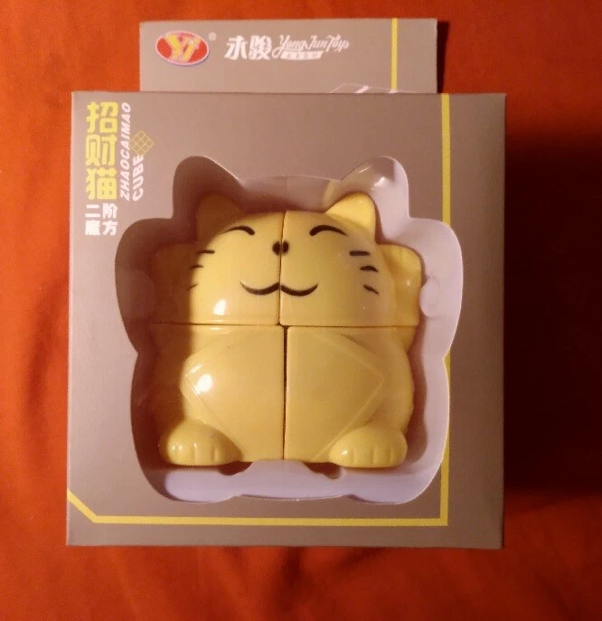PUZZLE GATO AMARILLO 2X2X2 FORMA CUBO YONGJUN Foto 1 de 1