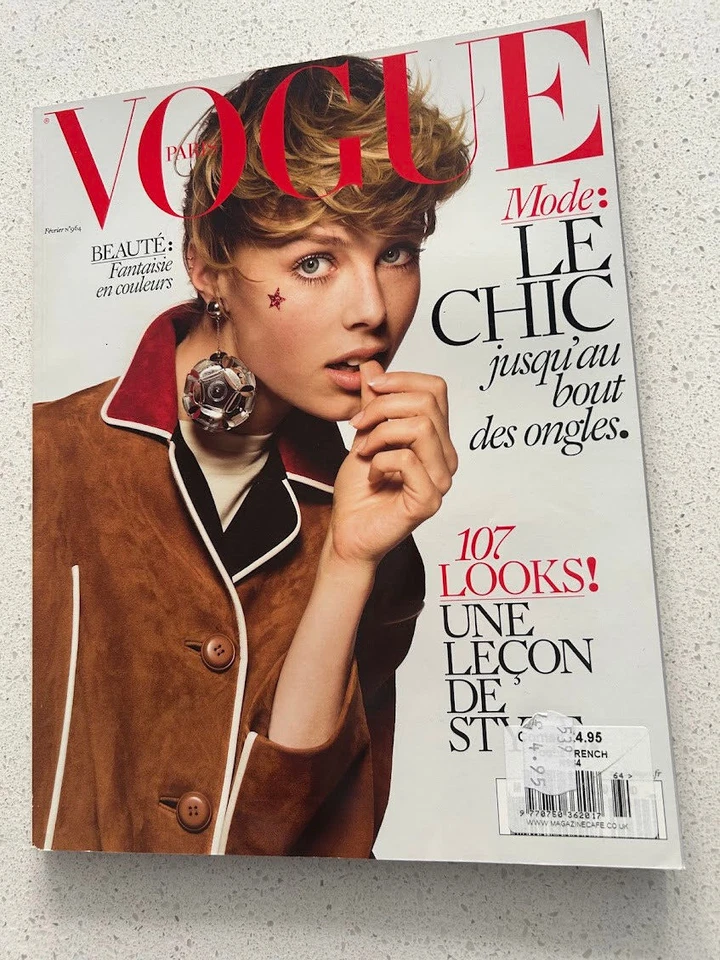 French VOGUE Paris Magazine: February 2016 - Edie Campbell - Image 1 of 1