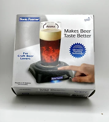 New Sonic Foamer Beer Aerator Ultrasonic For Craft Lovers California Creations - Image 1 of 4