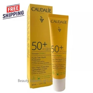 Caudalie Vinosun Protect Lightweight Cream Invisible Fragrance-Free SPF50+ 40ml - Picture 1 of 3