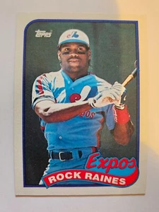 Topps Rock Raines 1989 #560 casi nuevo - Imagen 1 de 1