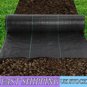 Heavy Duty Weed Control Fabric Sheet Membrane Landscape Ground Cover Garden Mat - Picture 1 of 8