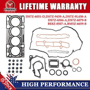 NEW Cylinder Head Gasket Set Front Fits For Ford Fusion 1.5L DOHC 16V 2014-2017 - Picture 1 of 19