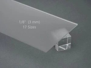 Feuille de plexiglas acrylique givrée 1/8 po (3 mm) d'épaisseur 15+ tailles pour plus d'intimité, panneaux - Photo 1 sur 304
