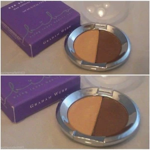 LOT of TWO Bibo Eye Shadow Duo Compacts Celebrity Spirit makeup Graham Webb 1l15 - Picture 1 of 3