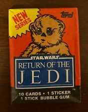 1983 TOPPS ROTJ STAR WARS CARDS Sealed wax pack Ewok - Series 2