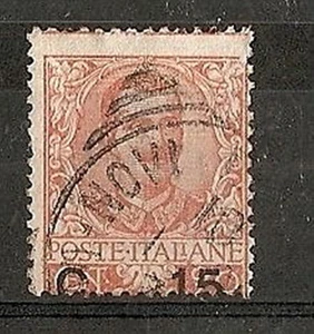 1905 REGNO USATO SOPRASTAMPATO 15 C VARIETà - RR7332-5 - Picture 1 of 1