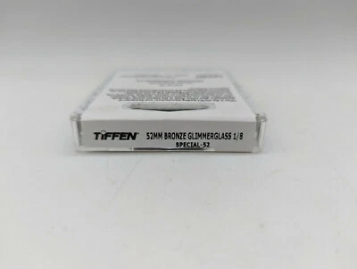 New Tiffen 52mm Bronze Glimmerglass 1/8 Filter Glimmer Glass - Special OEM - Image 1 of 4