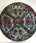 Vintage Mid -20th Century Chinese Canton Famille Rose Plate ZPC Hong Kong