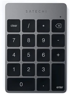 Satechi Slim Portable Aluminum Bluetooth Wireless 18-Key Keypad Keyboard Extensi - Picture 1 of 9
