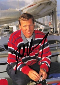 Jochen Schümann UH Segeln Olympiade original Autogrammkarte 6162 H - Imagen 1 de 1