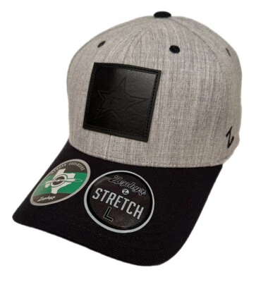 Zephyr NHL Dallas Stars "Edge” Structured Curved Bill Stretch Fit Hat BRAND NWT - Image 1 of 4