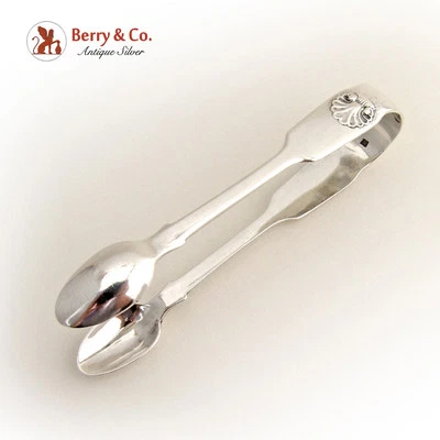 Pinzas de azúcar Londres 1869 Henry y Henry Lias plata de ley Foto 1 de 4