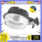 75W Led Barn Lights Dusk To Dawn Outdoor Yard Lights 8400 Lumens With Photocell