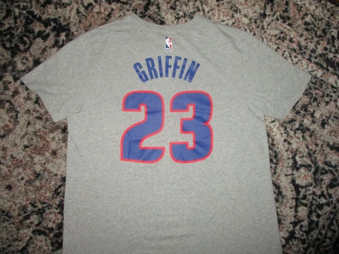 BLAKE GRIFFIN DETROIT PISTONS 23 JERSEY T SHIRT Nike Dri-Fit Basketball Tee XL Cover