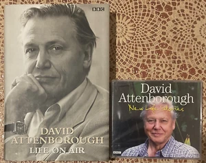 Life on Air by David Attenborough SIGNED HB DJacket 2002 1st Ed + New 3 x CD Set - Picture 1 of 7