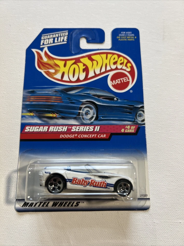 Mattel Hot Wheels Nestlé Baby Ruth Dodge 1:64 1998 vintage nuevo en caja Foto 1 de 1