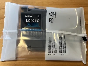 Cyan Brother LC401 C XL High Yield Ink D019CB001 D01X8T001 - Picture 1 of 2