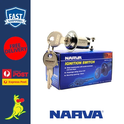 Narva Off/On Ignition Switch 12V with Keys Ignition Switch — 第 1/4 张图片