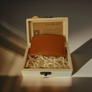 Brown mini wallet - Picture 1 of 5