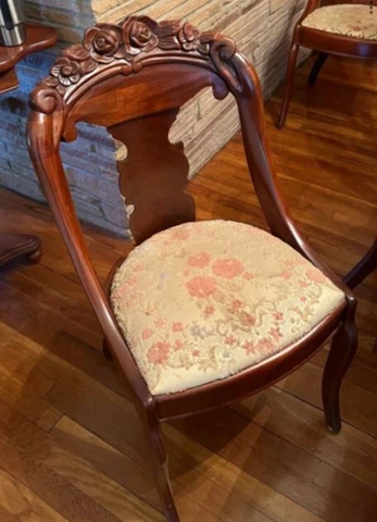 Antique Mahogany Dining Room Chairs Cover