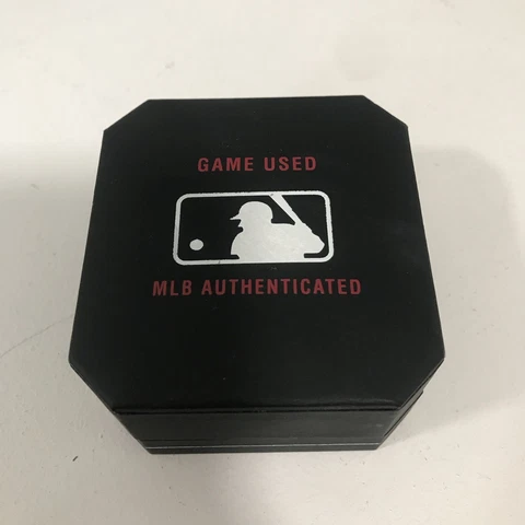 Tokens & Icons MLB GAME USED BASEBALL - Cufflinks Box Empty Box Only Cover