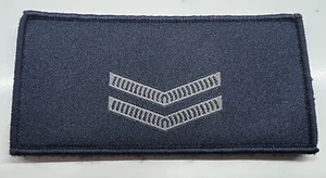 Rank Woven Patch #2, Dark Blue, 100mm x 50mm, NOT official NSW, Hook Rear - Picture 1 of 6