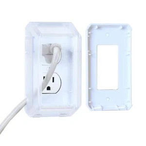 Baby Safety Electrical Outlet Cover Box Childproof Large Plug Cover for Babyp... - Picture 1 of 7