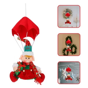  Vintage Weihnachtsdeko Fallschirmschmuck Outdoor Baumschmuck - Bild 1 von 12
